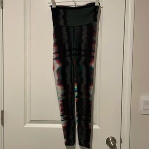 Niyama Sol high rise multicolor size S leggings. Like new. Soft recycled fabric